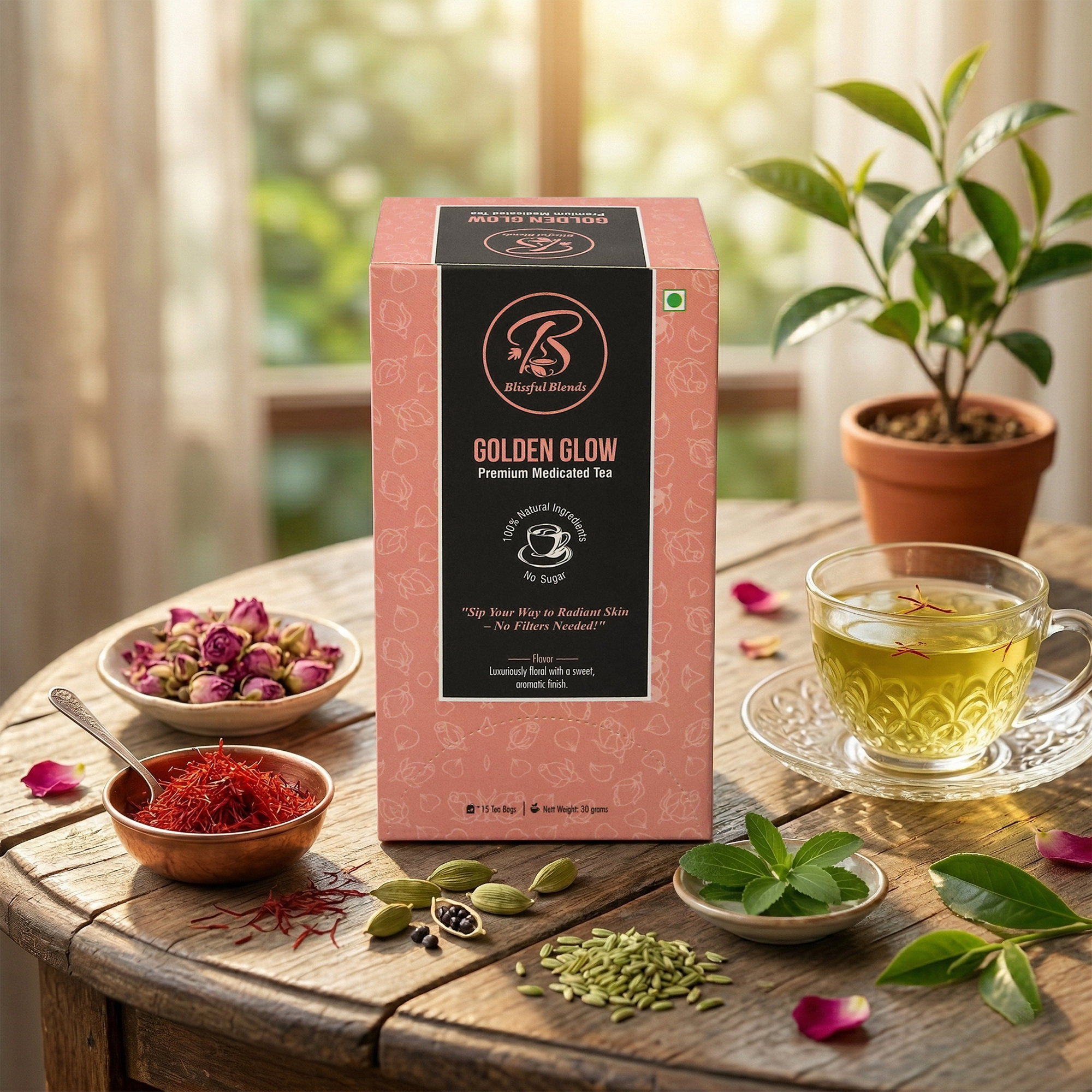 Golden Glow Tea – Premium Medicated Tea Golden Glow Tea – Premium Medicated Tea